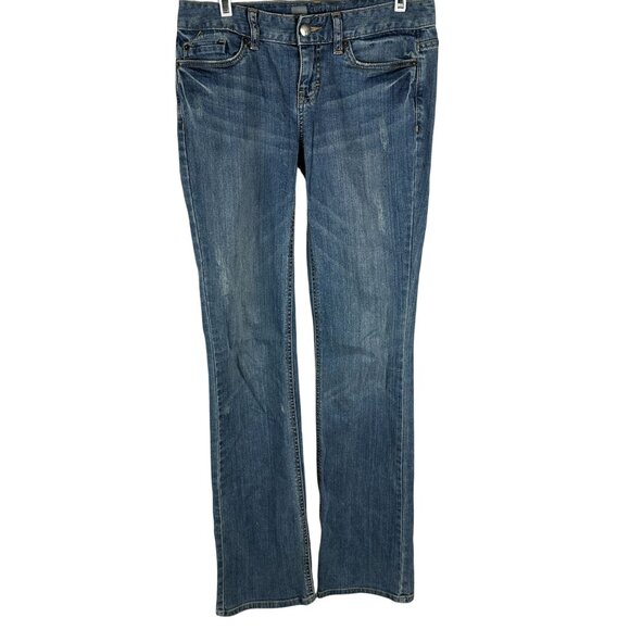 Mossimo Womens Curvy Fit Boot Cut Jeans 2L 99% Cotton 1% Spandex - Picture 1 of 6